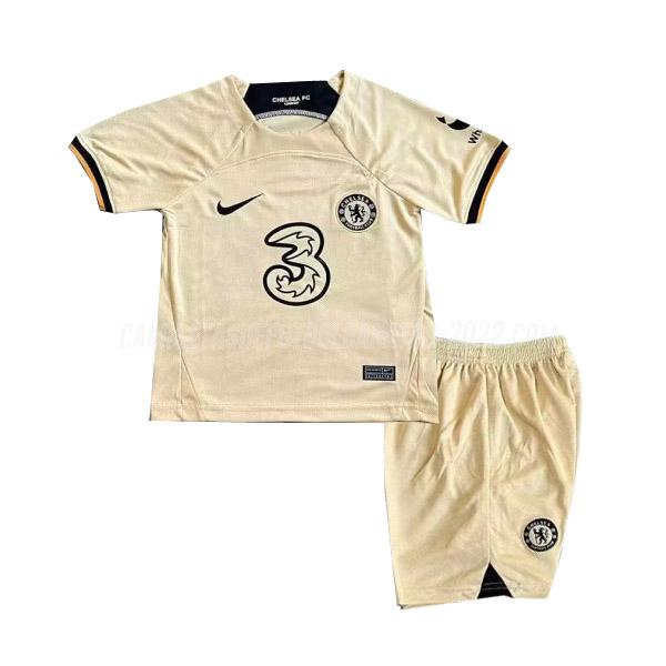 camiseta de la 3ª equipación chelsea niños 2022-23