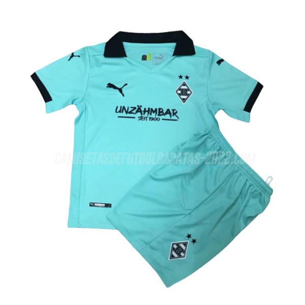 camiseta de la 3ª equipación monchengladbach niños 2020-21