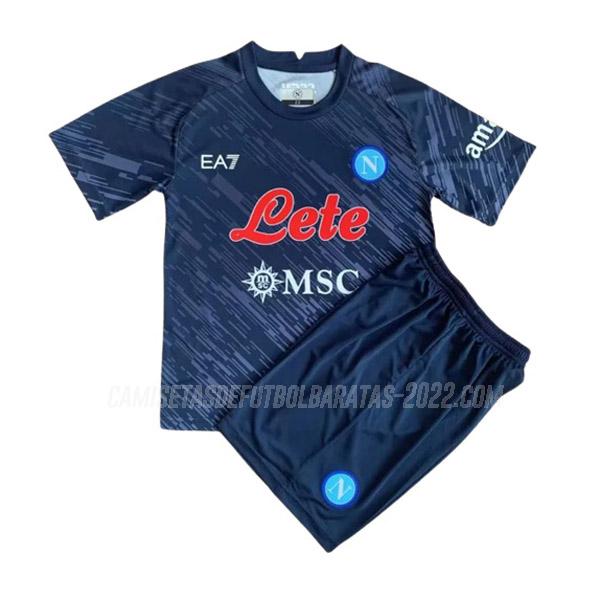camiseta de la 3ª equipación napoli niños 2022-23