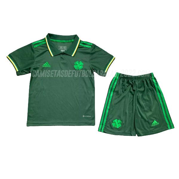 camiseta de la 4ª equipación celtic niños 2022-23
