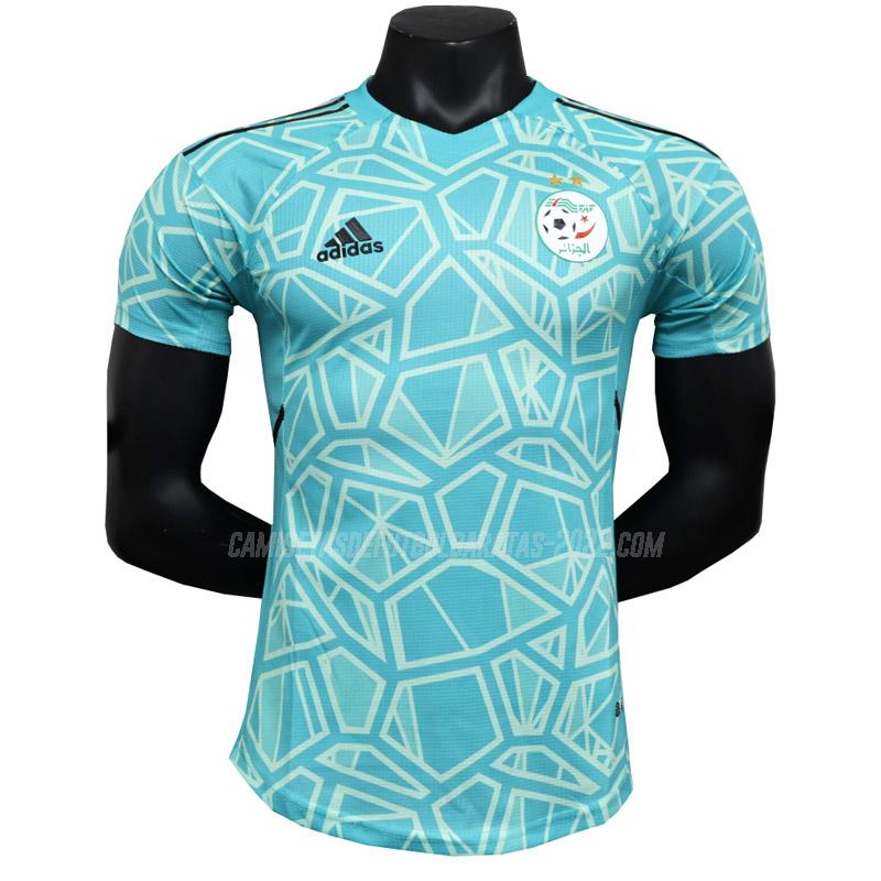 camiseta de la argelia edición de jugador portero verde 2023