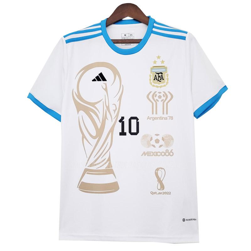 camiseta de la argentina campeón conmemorativo 2023