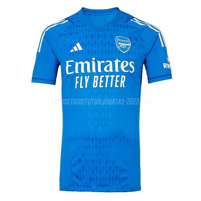 camiseta de la arsenal portero azul 2023-24