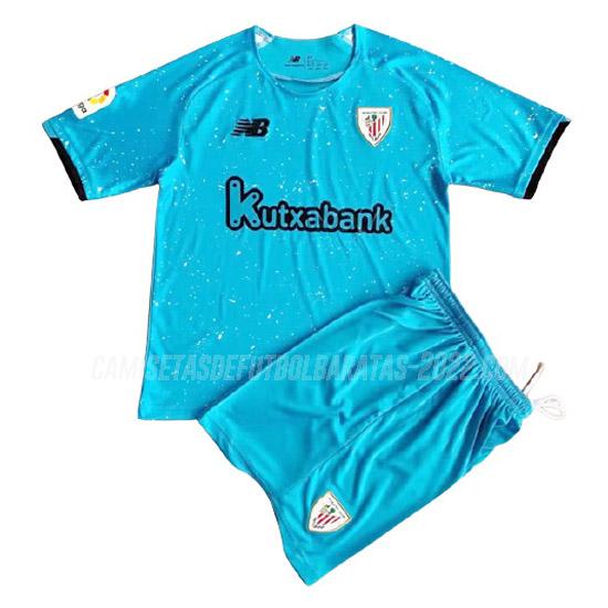 camiseta de la athletic bilbao niños portero azul 2021-22