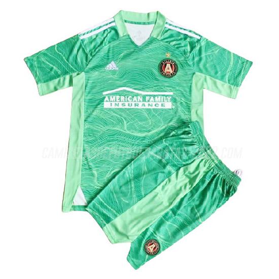 camiseta de la atlanta united niños portero verde 2021-22