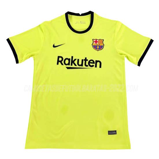 camiseta de la barcelona amarillo 2020-2021