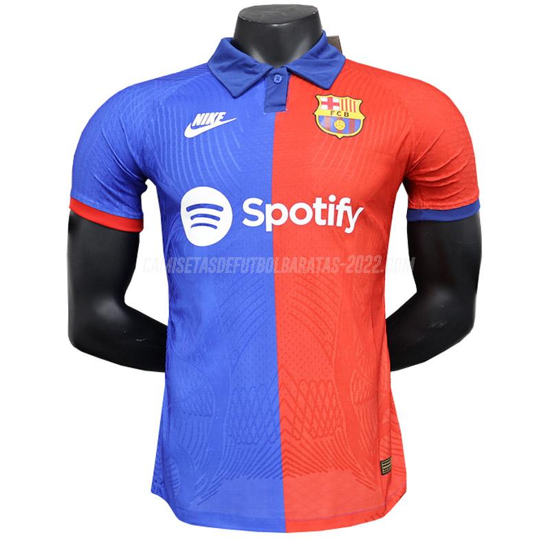 camiseta de la barcelona edición especial rojo azul 2023-24