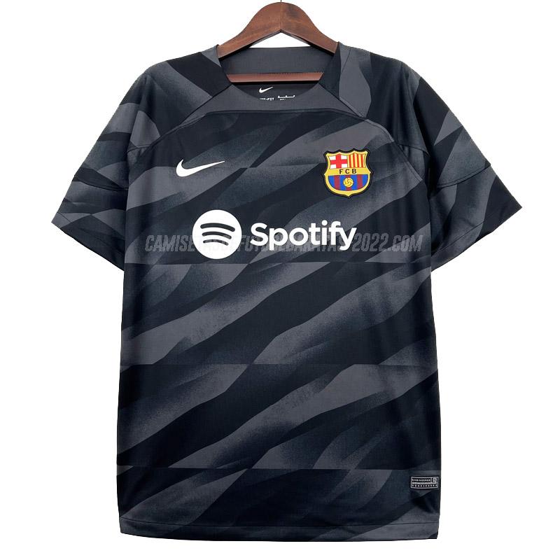 camiseta de la barcelona portero negro 2023-24