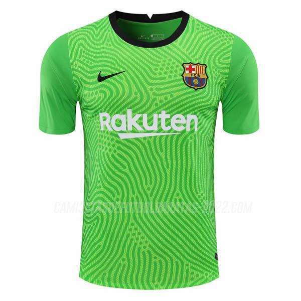camiseta de la barcelona portero verde 2020-21