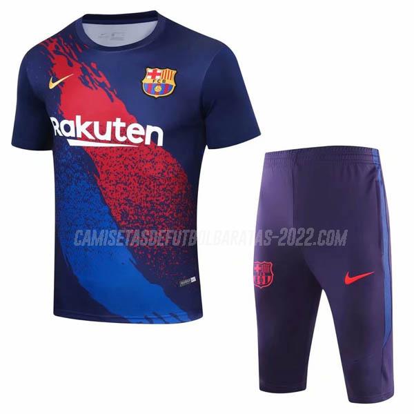 camiseta de la barcelona pre-match i azul 2019-2020