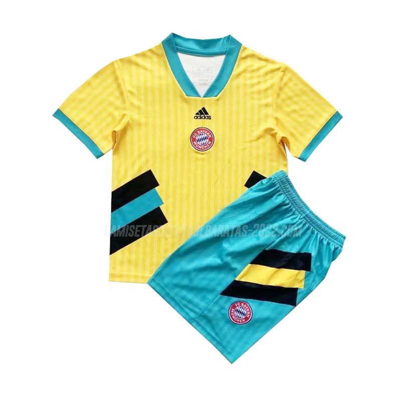 camiseta de la bayern munich icon niños amarillo 2023
