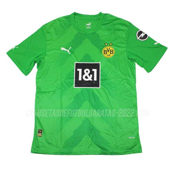 camiseta de la borussia dortmund portero verde 2022-23