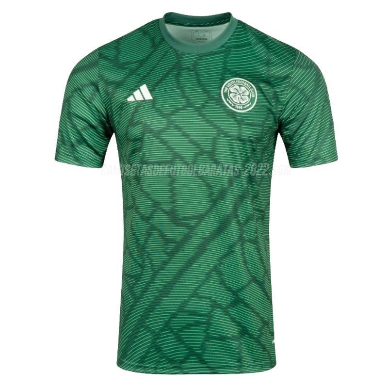 camiseta de la celtic pre-match verde 2023-24