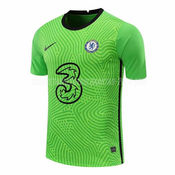 camiseta de la chelsea portero verde 2020-21
