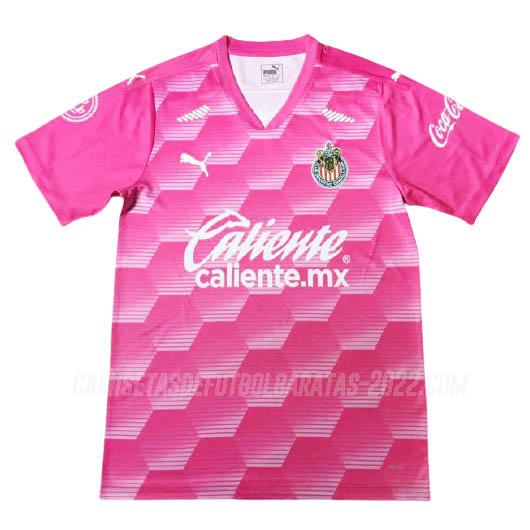 camiseta de la chivas portero rosado 2020-21