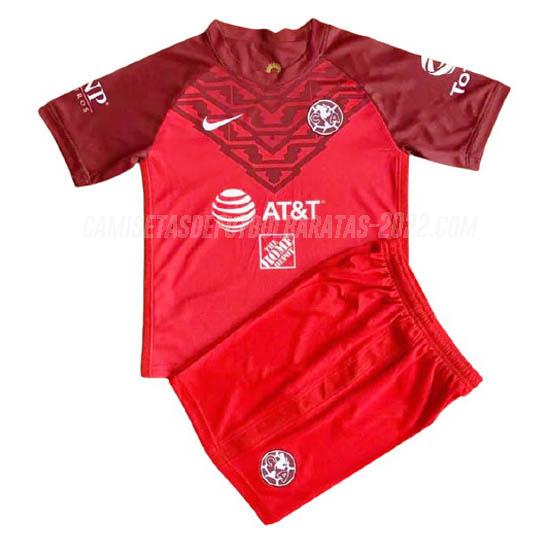 camiseta de la club america niños portero rojo 2021-22