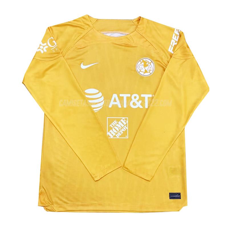 camiseta de la club america portero manga larga amarillo 2022-23