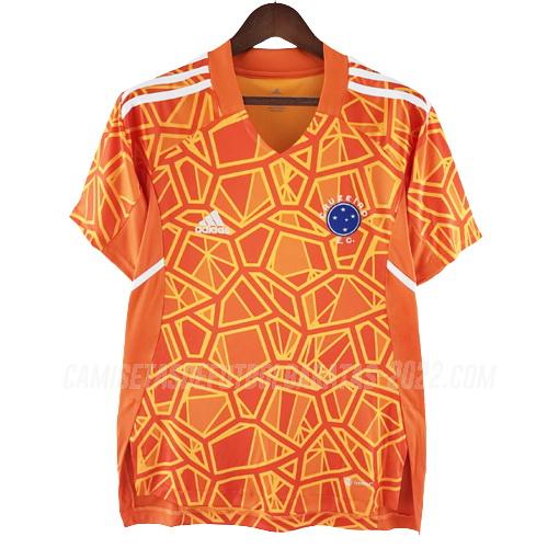 camiseta de la cruzeiro portero naranja 2022-23