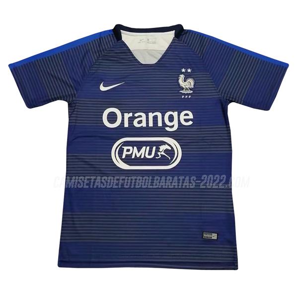 camiseta de la francia pre-match azul oscuro 2019-2020