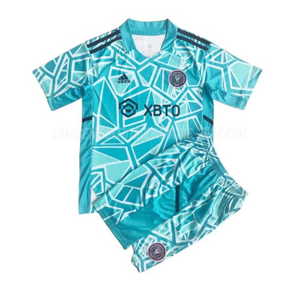 camiseta de la inter miami niños portero verde 2022-23