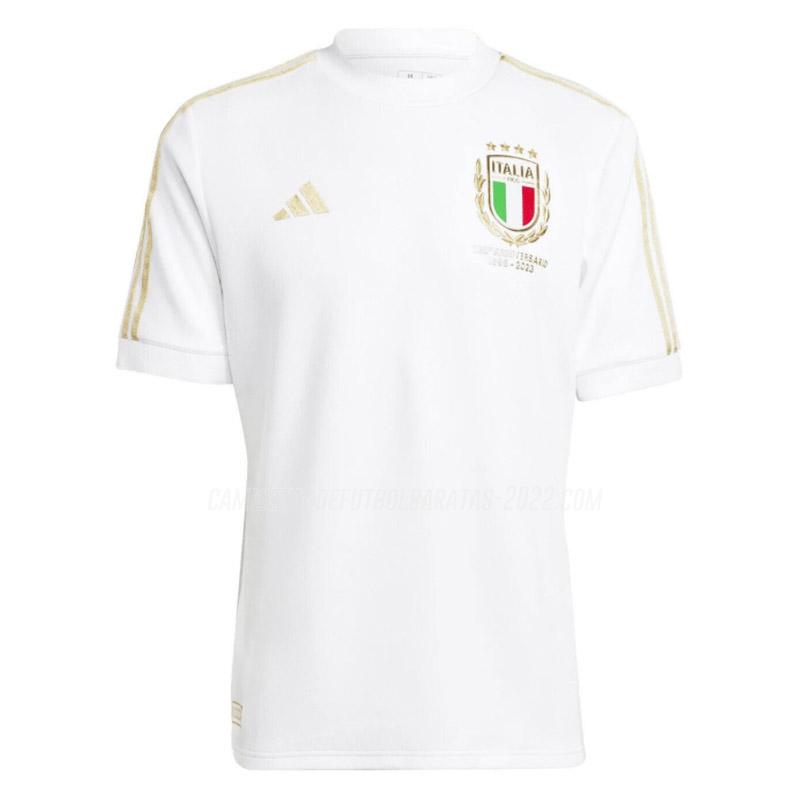 camiseta de la italia 125 aniversario blanco 2023