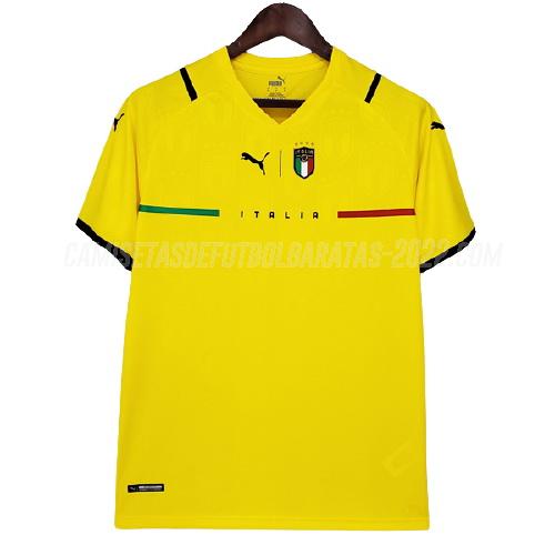 camiseta de la italia portero amarillo 2021-22