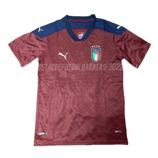 camiseta de la italia portero rojo 2020-2021