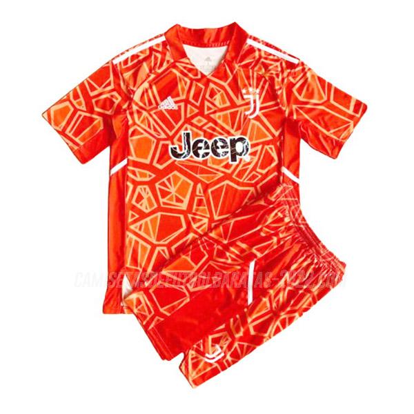 camiseta de la juventus niños portero naranja 2022-23