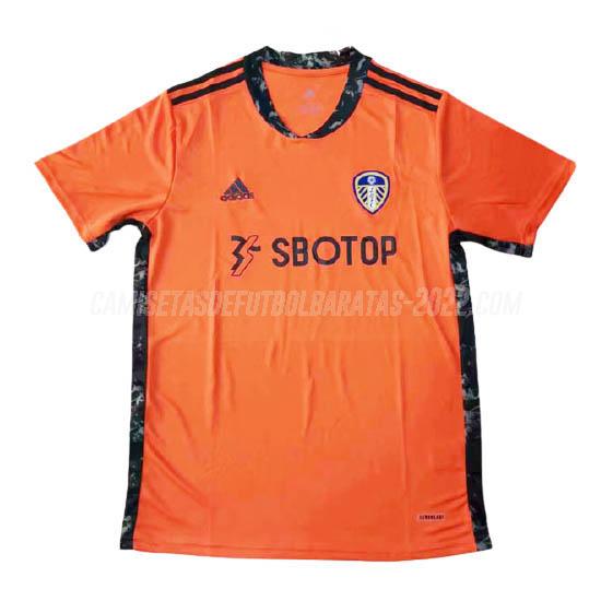 camiseta de la leeds united portero naranja 2020-21