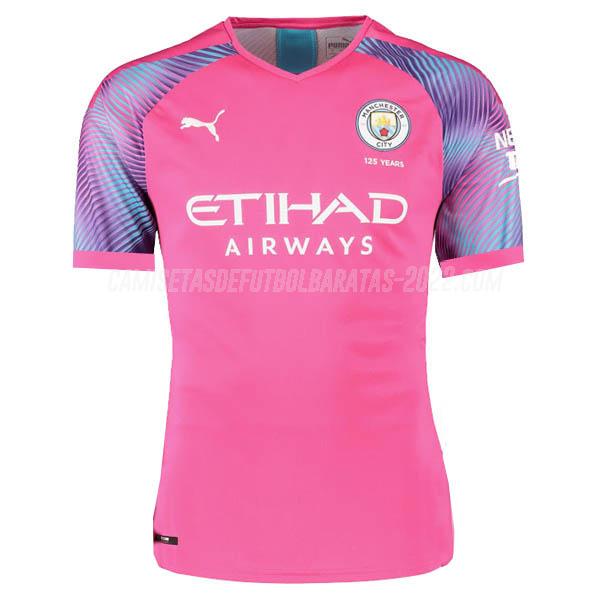 camiseta de la manchester city portero rosado 2019-2020