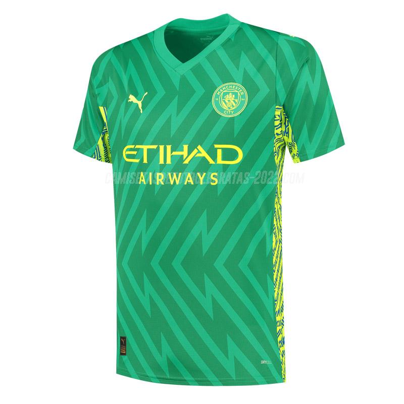 camiseta de la manchester city portero verde 2023-24