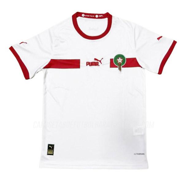 camiseta de la marruecos blanco 2022-23