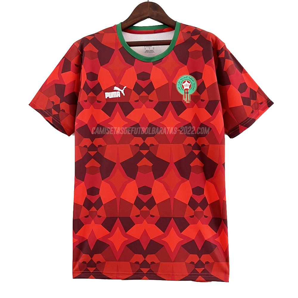 camiseta de la marruecos especial rojo 2023-24