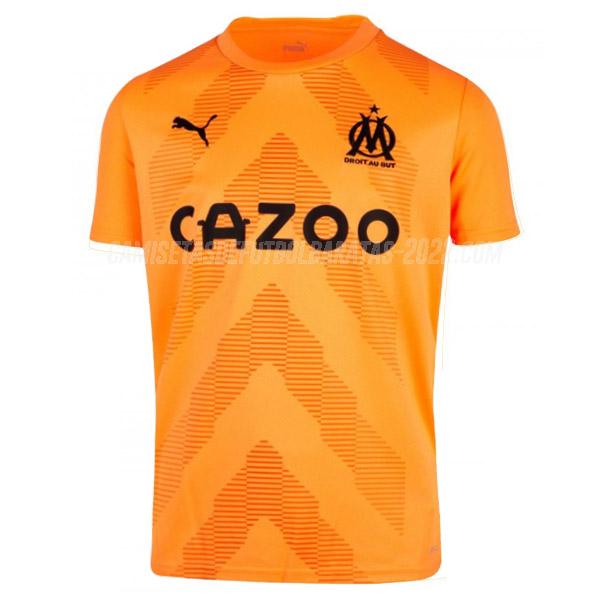 camiseta de la marseille portero naranja 2022-23