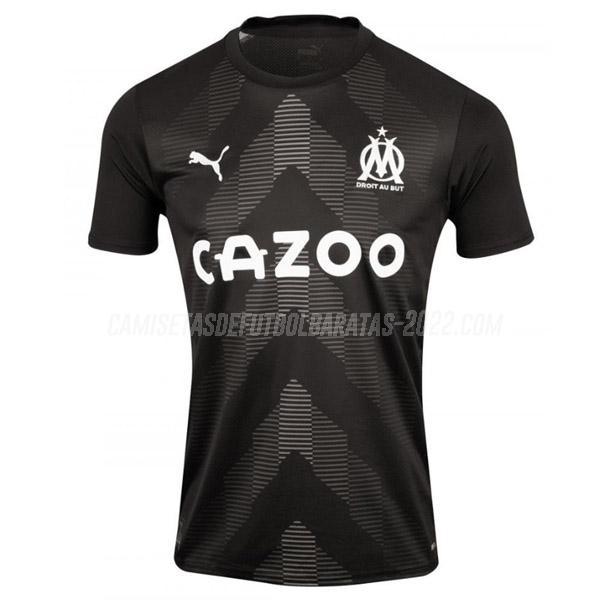 camiseta de la marseille portero negro 2022-23