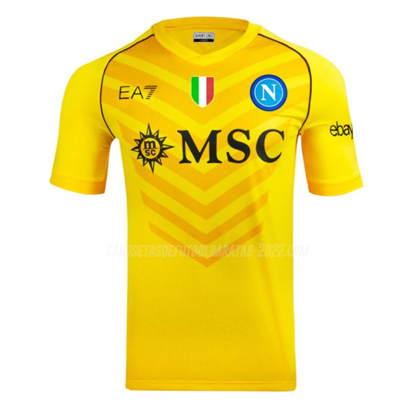 camiseta de la napoli portero amarillo 2023-24