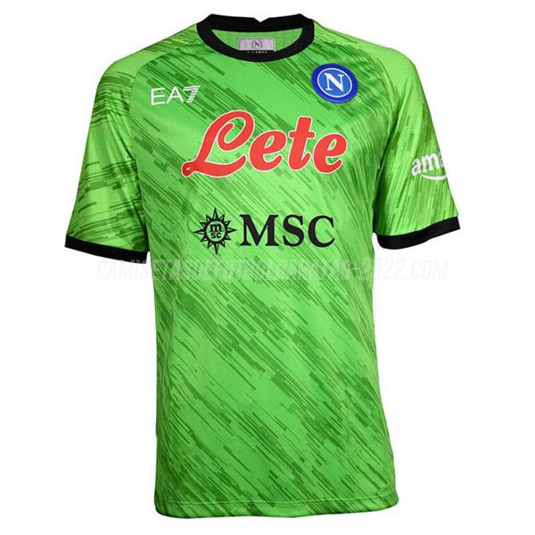 camiseta de la napoli portero verde 2022-23