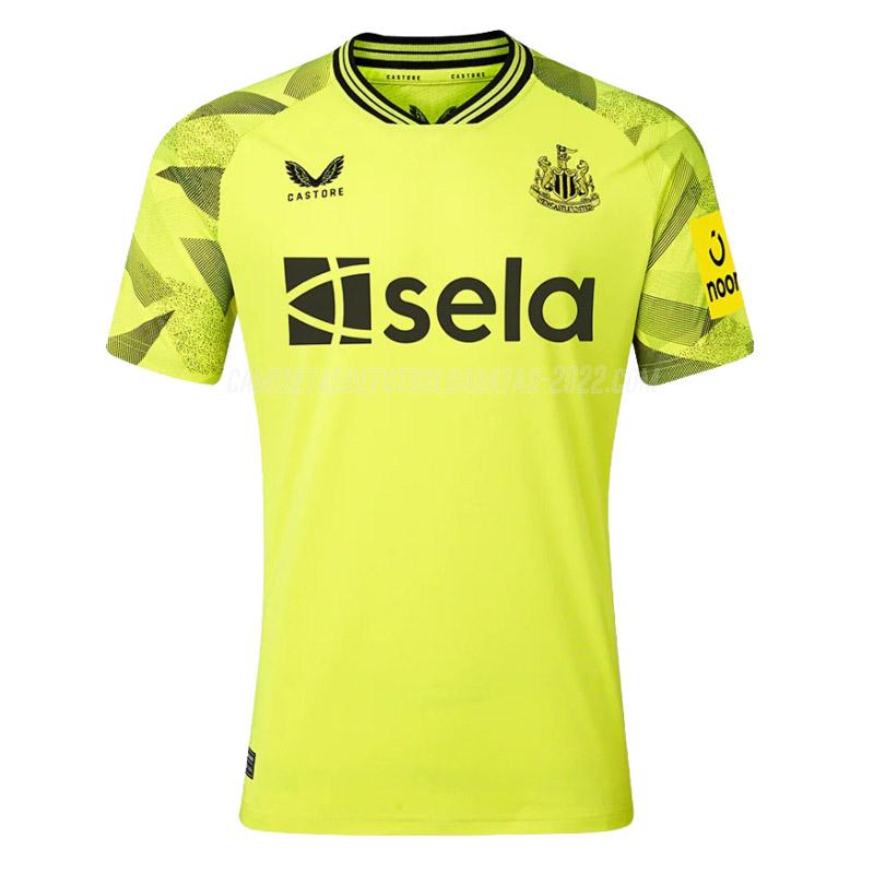 camiseta de la newcastle united portero amarillo 2023-24
