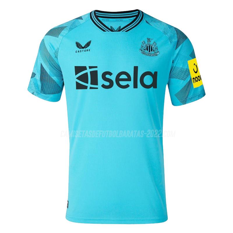 camiseta de la newcastle united portero azul 2023-24