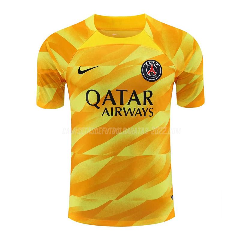 camiseta de la paris saint-germain portero amarillo 2023-24