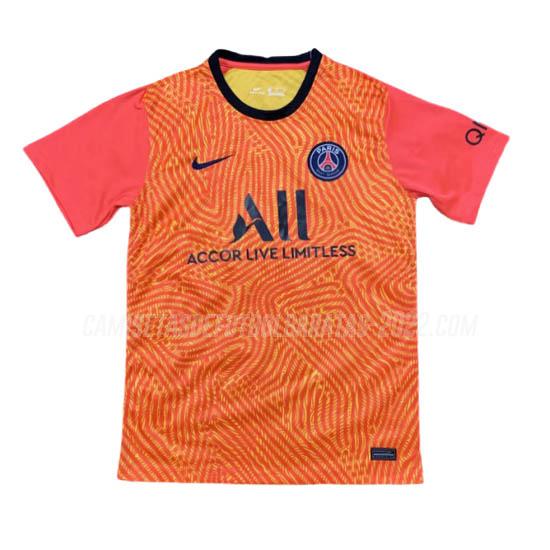 camiseta de la paris saint-germain portero naranja 2020-21