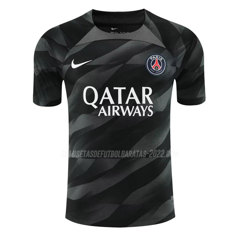 camiseta de la paris saint-germain portero negro 2023-24