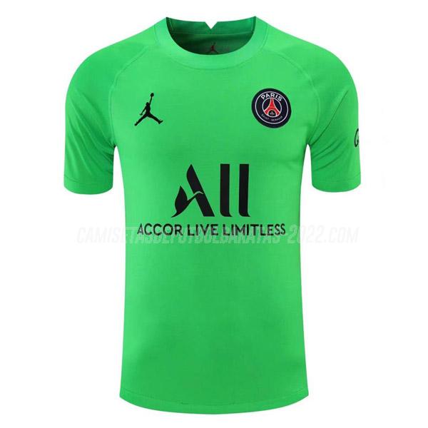 camiseta de la paris saint-germain portero verde 2021-22