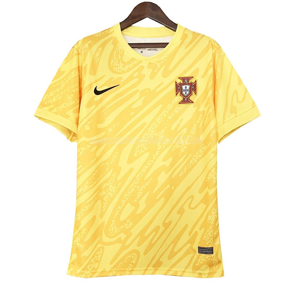 camiseta de la portugal portero amarillo 2024