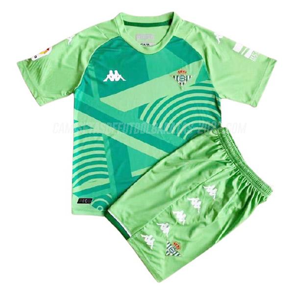 camiseta de la real betis niños portero verde 2021-22