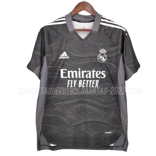 camiseta de la real madrid portero negro 2021-22