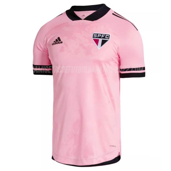 camiseta de la sao paulo rosado 2020