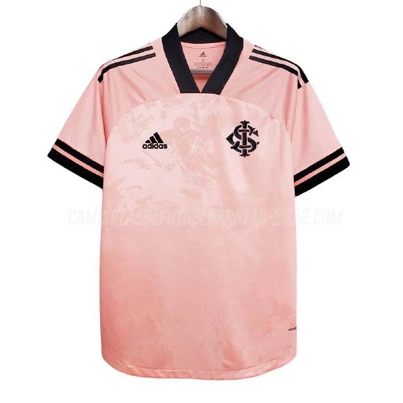 camiseta de la sc internacional rosado 2020
