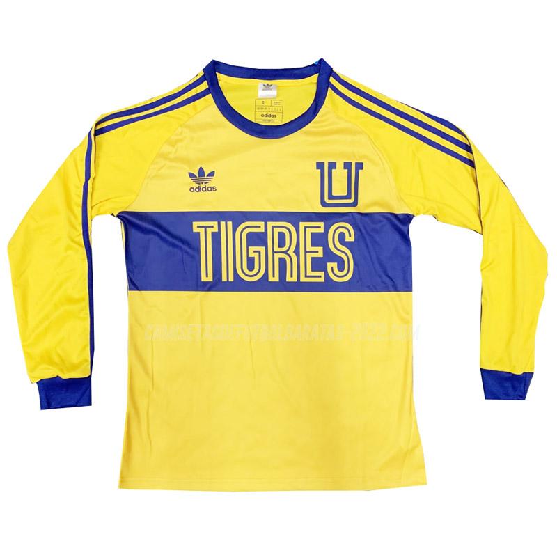 camiseta de la tigres uanl retro manga larga 2023-24