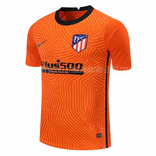 camiseta del atlético de madrid portero naranja 2020-21